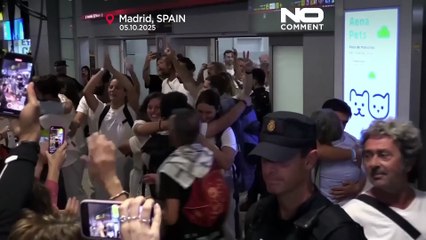 Spanische Aktivisten zurück nach Israels Abfang von Gaza-Hilfsflottille