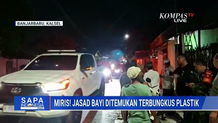 Geger! Warga Banjarbaru Temukan Jasad Bayi Perempuan Terbungkus Plastik di Lahan Kosong