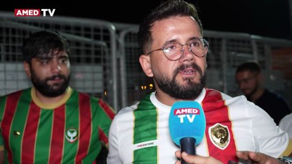 Amedspor taraftarları Keçiörengücü galibiyetini kutladı