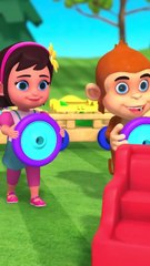 Shorts Little Baby & Boy Assemble Baby Tricycle | DIY Fun Play Toy Train