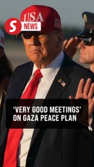 There were 'very good meetings' on Gaza peace plan, says Trump