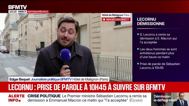 Sébastien Lecornu va convier ses ministres à 13h à Matignon ce lundi