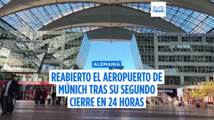 Un nuevo avistamiento de drones fuerza un segundo cierre del aeropuerto de Múnich en 24 horas