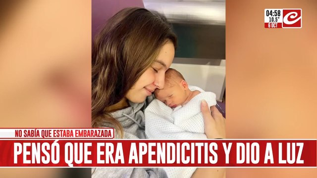 Llegó al hospital pensando que tenía apendicitis... ¡y terminó pariendo!