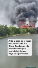 Arde la casa de la jueza de Carolina del Sur, Diane Goodstein, y la policía investiga la posibilidad de que haya sido provocado