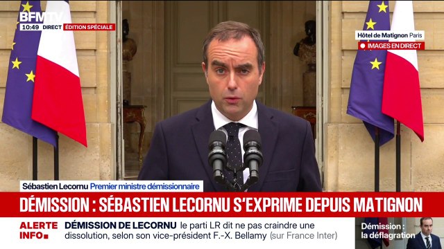 On ne peut pas être Premier ministre lorsque les conditions ne sont pas remplies , déplore Sébastien Lecornu