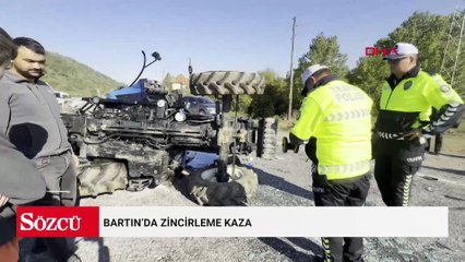 Bartın’da zincirleme kaza: 4 yaralı