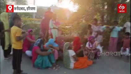 फरीदाबाद में कार में लगी आग, जिंदा जला चालक, अनियंत्रित होकर डिवाइडर से टकराई गाड़ी