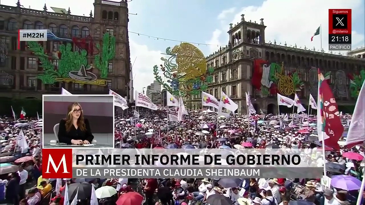 Estefanía Veloz afirma que el Zócalo refuerza la fuerza e impacto del gobierno de Sheinbaum