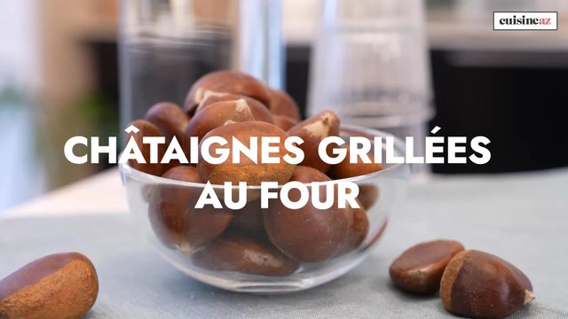 Châtaignes grillées au four