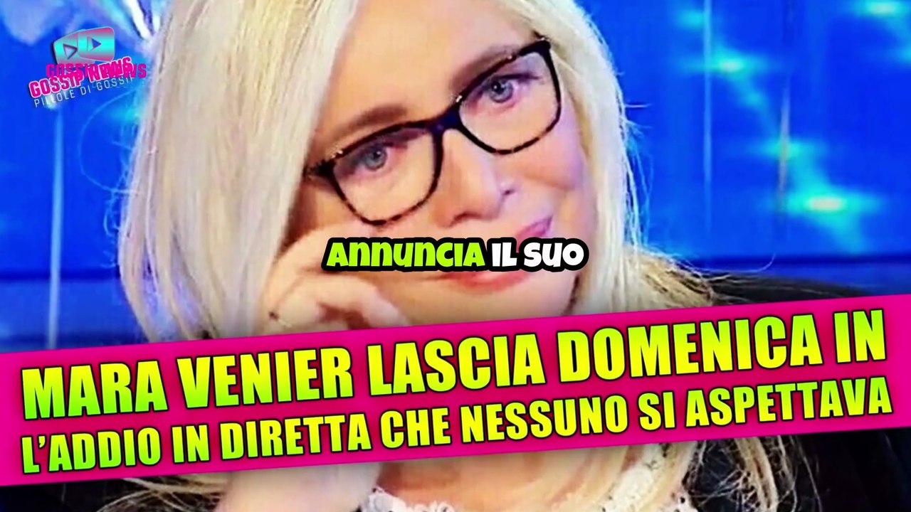 Domenica In in crisi: cala lo share, Mara Venier dice addio