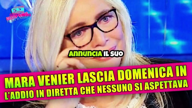 Domenica In in crisi: cala lo share, Mara Venier dice addio