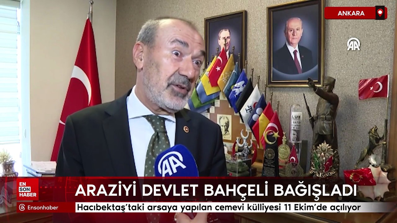 Bahçeli'nin hibe ettiği arsaya yapılan cemevi külliyesi 11 Ekim'de açılıyor