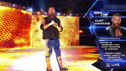 Apollo Crews vs Curt Hawkins | SmackDown LIVE, Oct 18, 2016