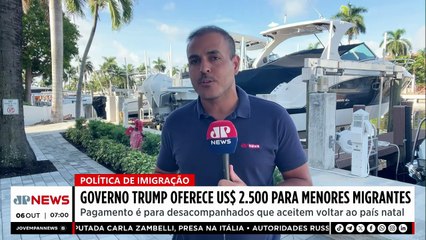 Trump oferece US$ 2.500 a menores migrantes para saída voluntária