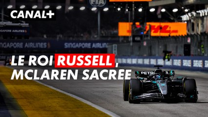 F1 : Russell l'emporte à Singapour, McLaren championne du monde des écuries