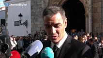 Las palabras de Sánchez en el funeral de Fernández Vara