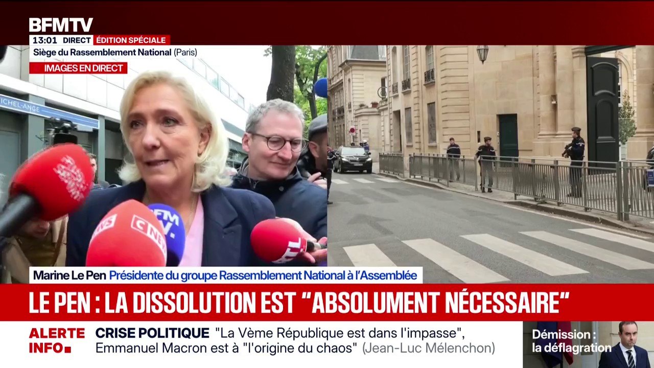 Marine Le Pen: "On est au bout du chemin (...) Ce sont les Français qui vont décider"
