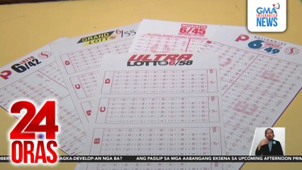 Mahigit P223M jackpot sa Grand Lotto 6/55, solong tinamaan | 24 Oras