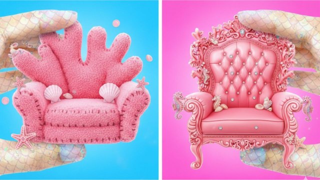 Astuces DIY de sirène rose ✨ Comment devenir une sirène populaire !