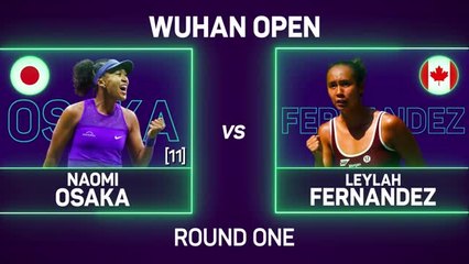 Osaka rallies to beat Fernandez in Wuhan