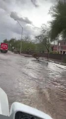Torrential Rain Causes Widespread Waterlogging on US Roads