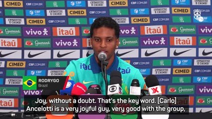 Ancelotti gives Brazil credibility - Rodrygo