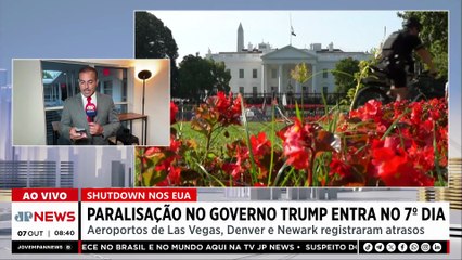 Governo dos EUA segue em paralisação pelo 7º dia