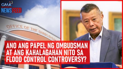 Ano ang papel ng Ombudsman at ang kahalagahan nito sa flood control controversy? | GMA Integrated Newsfeed
