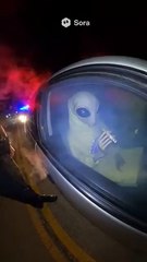 Alien got arrested
