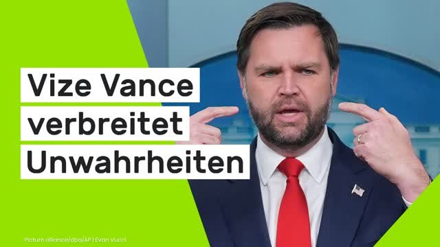 Donald Trump: Vize Vance verbreitet Unwahrheiten – das Netz reagiert scharf darauf