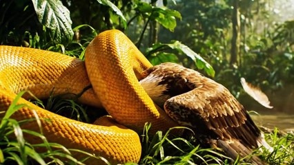 Unbelievable Python vs Eagle Battle | Heart-Touching Wildlife Rescue”
