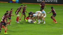 TOP 14 - Essai de Cheikh TIBERGHIEN (AB) - Aviron Bayonnais - Stade Toulousain