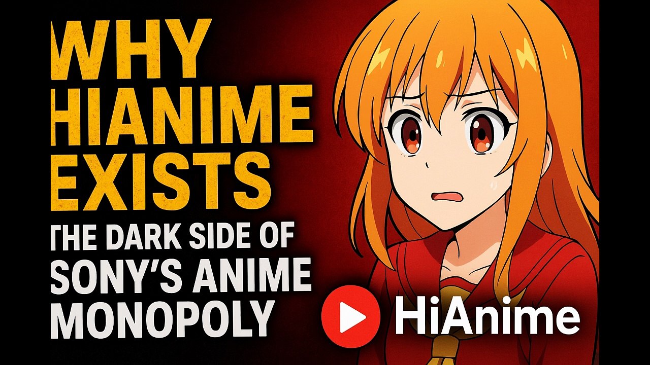 Why HiAnime Exists: The Dark Side of Sony’s Anime Monopoly