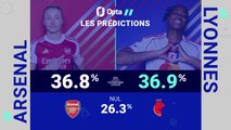 Ligue des champions (F) - Arsenal vs. Lyonnes, les prédictions d'Opta
