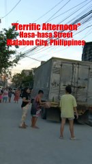 Terrific Afternoon on Hasa-hasa Street in Malabon City, Philippines