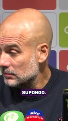Guardiola, sobre la lesión de Rodri: "Es muscular"