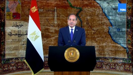 الرئيس السيسي: نؤمن إيمانا راسخا أن السلام الحقيقي في الشرق الأوسط لن يتحقق إلا بقيام دولة فلسطين
