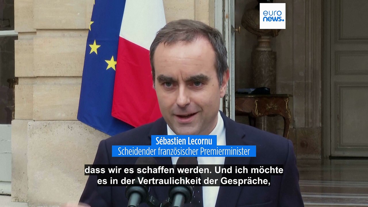Frankreich im Chaos: Premier Sébastien Lecornu tritt zurück
