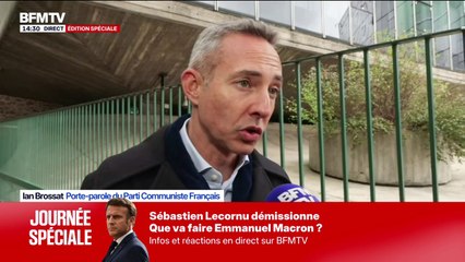 Crise politique: "Nous discuterons avec l'ensemble des forces de gauche", assure Ian Brossat (porte-parole du PCF)