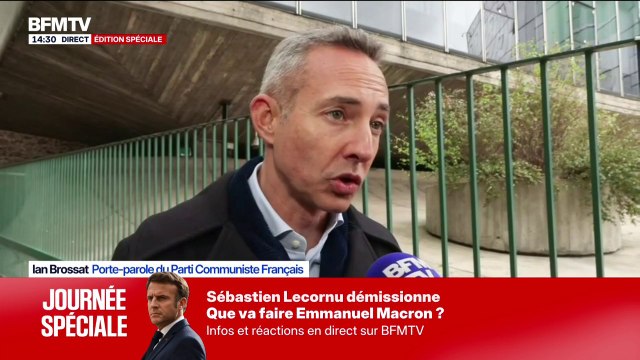 Crise politique: Nous discuterons avec l'ensemble des forces de gauche , assure Ian Brossat (porte-parole du PCF)