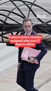 French Prime Minister Sébastien Lecornu resigned after just 27 days.