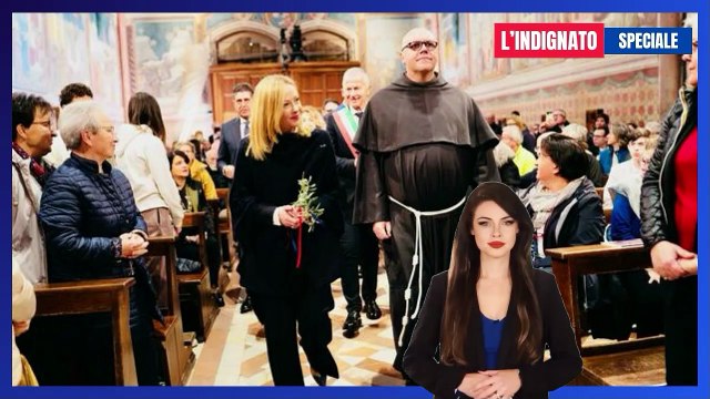 Tensione ad Assisi, Meloni tra applausi e proteste durante le celebrazioni di San Francesco