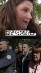 Procès des viols de Mazan: "on n'oublie pas"