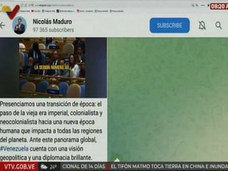 Pdte. Nicolás Maduro: Venezuela cuenta con una visión geopolítica y una diplomacia brillante