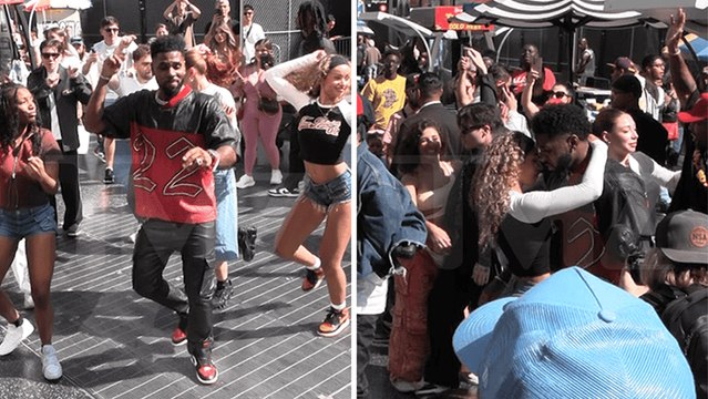 Jason Derulo Films Flash Mob Music Video On Hollywood Boulevard