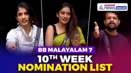 Bigg Boss Malayalam 7: Week 10 Nominations Shock Fans | Lakshmi Tops The List