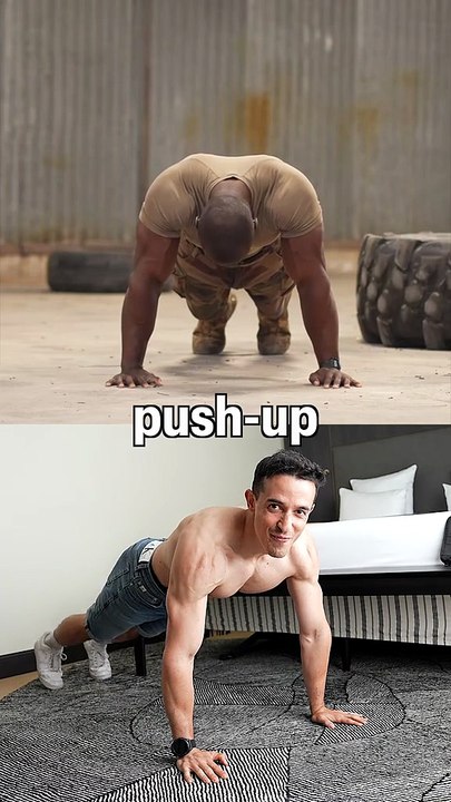Impossible push-up army test ! 🔥