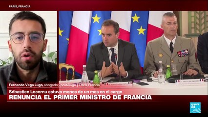 Fernando Vega Lugo: 'Macron es el principal responsable de la crisis política en Francia'