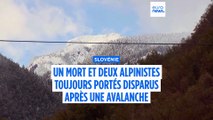 Slovénie : deux alpinistes toujours portés disparus après une avalanche